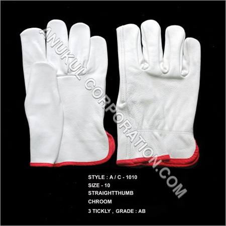 Straight Thumb Leather Gloves