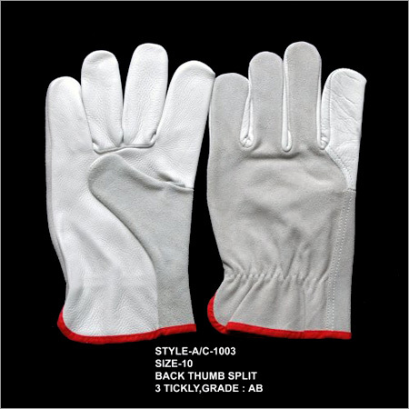 Back Thumb Split Gloves