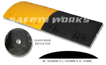 Rubber Speed Bumps - 50mm