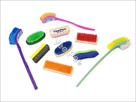 Domestic Brushes - Plastic Synthetic Bristles, Multicolored | Durable, Versatile, Lightweight, Efficient Cleaning