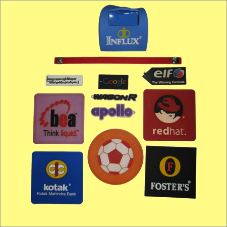 Rubber Keychains & coasters