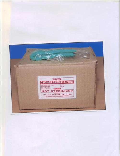 Disposable Surgeon's Cap Male & Female