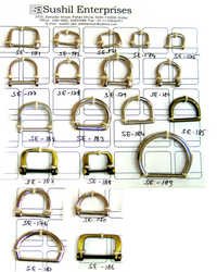 Fashion Belt Buckle - Metal, Size: Varied, Color: Gold | Features: Stylish, Durable, Versatile, Electroplated Finish, Strong D-ring Design