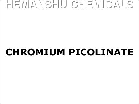 Chromium Picolinate Application: Animal Pharmaceutical