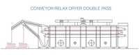 Conveyor Relax Dryer Double Pass - Steel 2-4m Width X 10-20m Length, Grey | Double Pass, Fabric Drying, Shrink Reduction, Precise Control