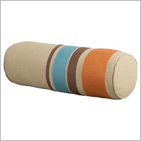 Home Furnishings - Cotton Blend, 12x36 Inches, Beige | Soft Comfort, Durable Fabric, Lumbar Support Bolster Pillow
