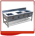 Triple Burner Gas Range