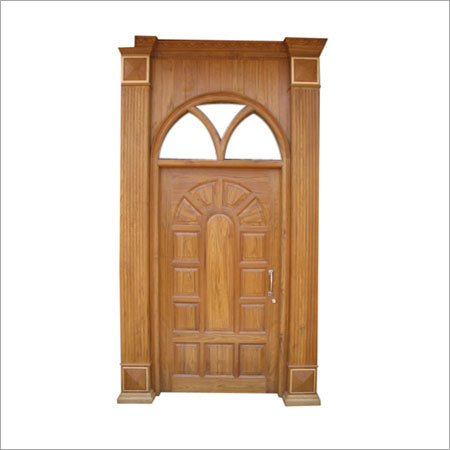 Solid Wooden Panel Door with Chowkhat