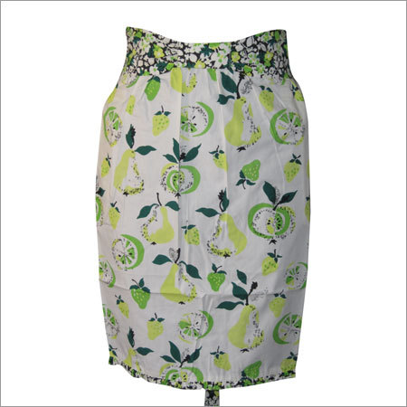 Printed Half Kitchen Apron Printed Half Kitchen Apron
