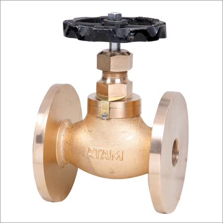 Bronze Globe Steam Stop Valve Flanged