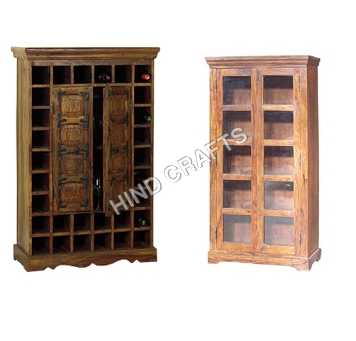 Antique Finish Wooden Almirah