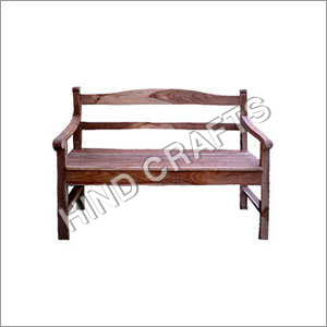 Wooden Arm Bench