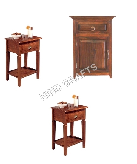 Wooden Bedside