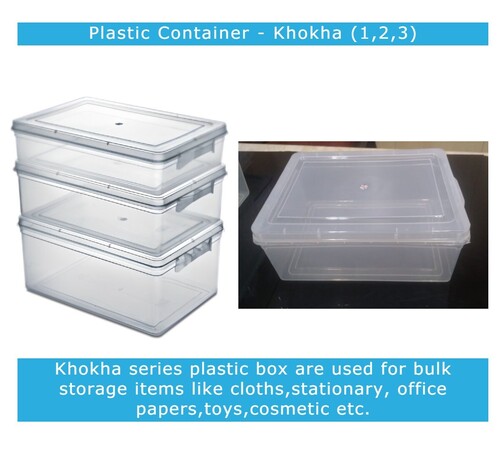 Plastic Jumbo storage box khokha