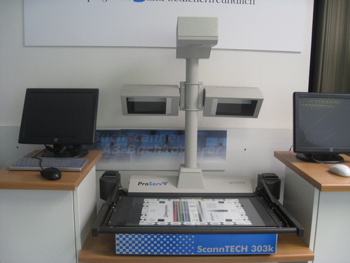 ScannTech 303 K A3 Stand alone book scanner with Book cradle / Glass plate