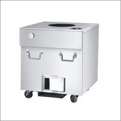 S.S. Square Drum Tandoor with Temperature Meter