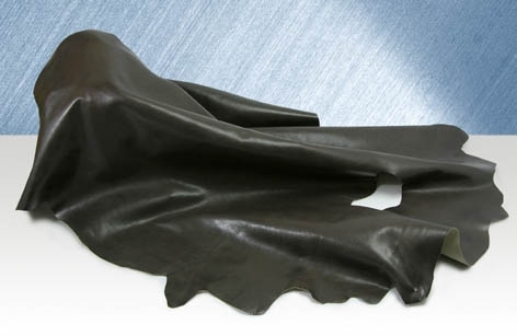 Semi Crome Leather - Semi Chrome Leather 1-3mm Thickness Black 100-150cm Width | Durable Versatile Customizable Finish