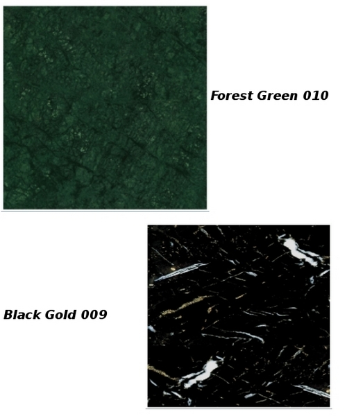 Black Gold Marble Forest green Marble