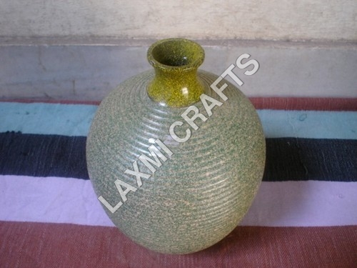 Metal Vases - Metal, Height 6 inches, Bottom Dia 3.5 inches, Mouth Dia 2 inches, Center Dia 6 inches, Color: Customizable | Customizable Colors, Durable Metal, Elegant Design, Versatile Use