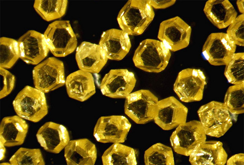 Synthesized Cubo-octahedral Crystals