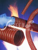 Two Ply Fiberglass-Silicone Coated Hose Pipe - 19mm to 305mm+, Red, 5 Mtrs | High Temperature Resistant, UV and Weather Resistant, Smooth Bore, Flexible