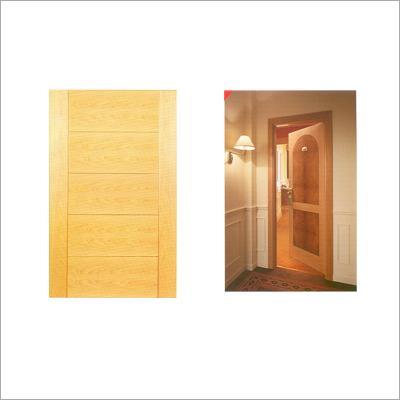 Teak Veneer Decorative Flush Door
