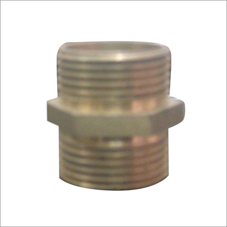 Hex Nipple (Brass)