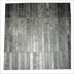 Silver Grey Linear Mosaic Tiles