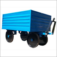 Trailer With Rubber Bonded Wheels
