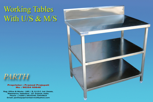 Working Tables with U/S & M/S