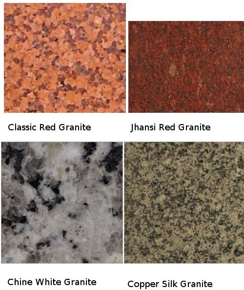Classic Red, Jhansi Red, Chine White, Copper Silk
