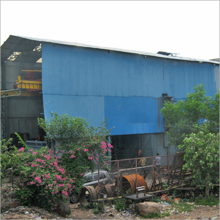 Our Factory - Steel, Variable Dimensions, Blue | Durable Structure, Ample Space, Customizable Design, Easy Assembly, Weather Resistant, Secure Facility