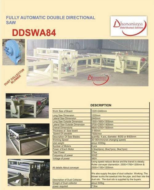 Fully Automatic Double Directional Saw