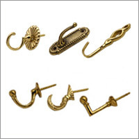 Brass Curtain Hooks