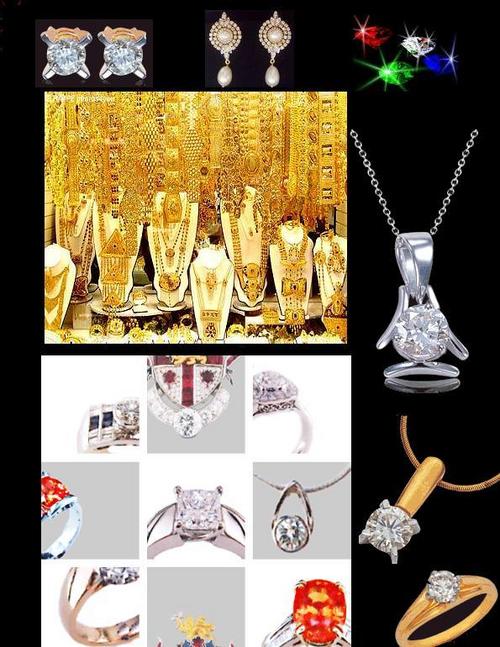 Gold Chains Necklaces Gemstones Pendants