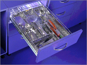 Premium Perforated Cutlery Basket