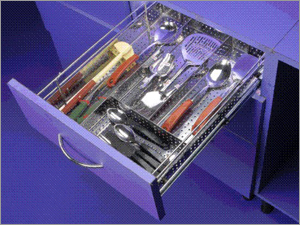 Regular Perforated Cutlery Basket