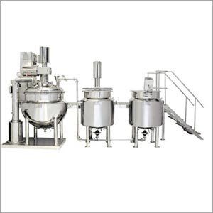 Semi-Automatic Ointment Cream Manufacturing Plant