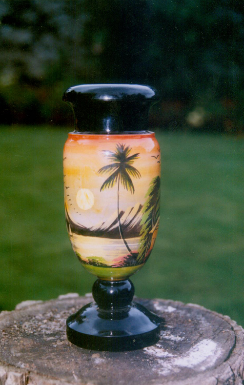 Wooden Flower Vase