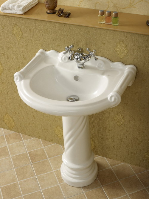 Wash Basin With Pedestal