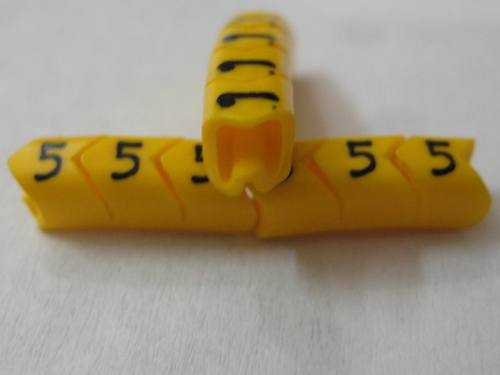 Chevron Cut Cable Markers V Type