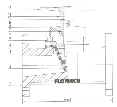 Diaphragm Valve Straight