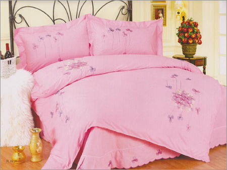 Embroidery Bed Colored Sheet