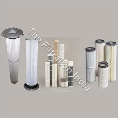 White Dust Collector Filter Cartridge