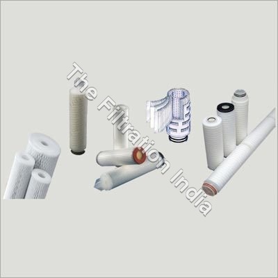 White Absolute Pleated Filter Cartridge