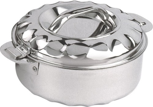 STAINLESS STEEL ROUND DESIGNER HOTPOT