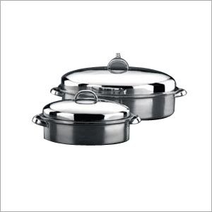 STAINLESS STEEL OVAL ROASTER