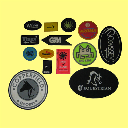 Printed Rubber labels