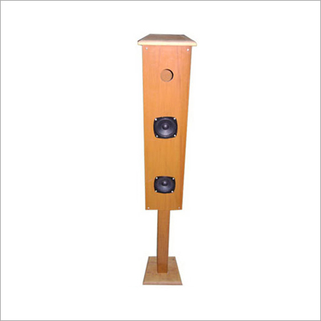 Synthetic Wood Tower Speaker