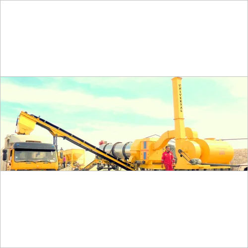 Mobile Asphalt Plant - Steel Material, 100 Capacity | Automatic And Computerized Features